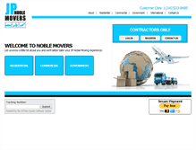 Tablet Screenshot of jpnoblemovers.com